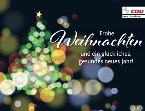 CDU Celle wünscht frohe Weihnachten – Weihnachtspause