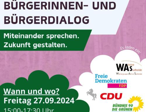 Bürgerdialog in Unterlüß am 27.09.2024