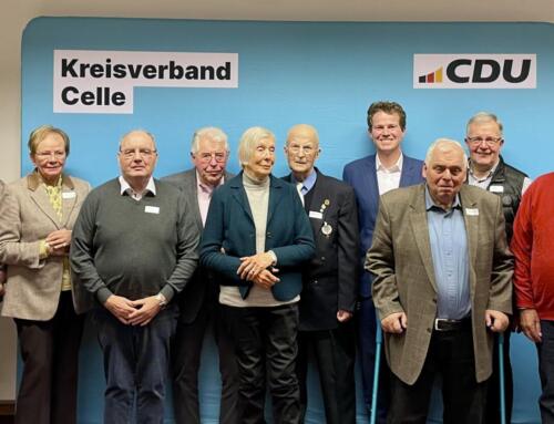 CDU-Kreisverband Celle ehrt langjährige Mitglieder