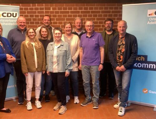 CDU-Ortsverband Adelheidsdorf stellt ein starkes Team auf