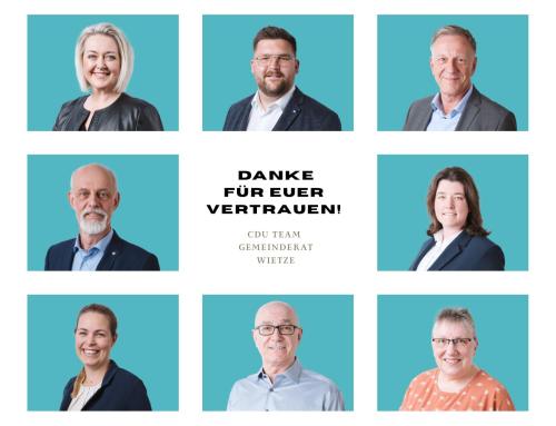 Danke für Ihr Vertrauen!